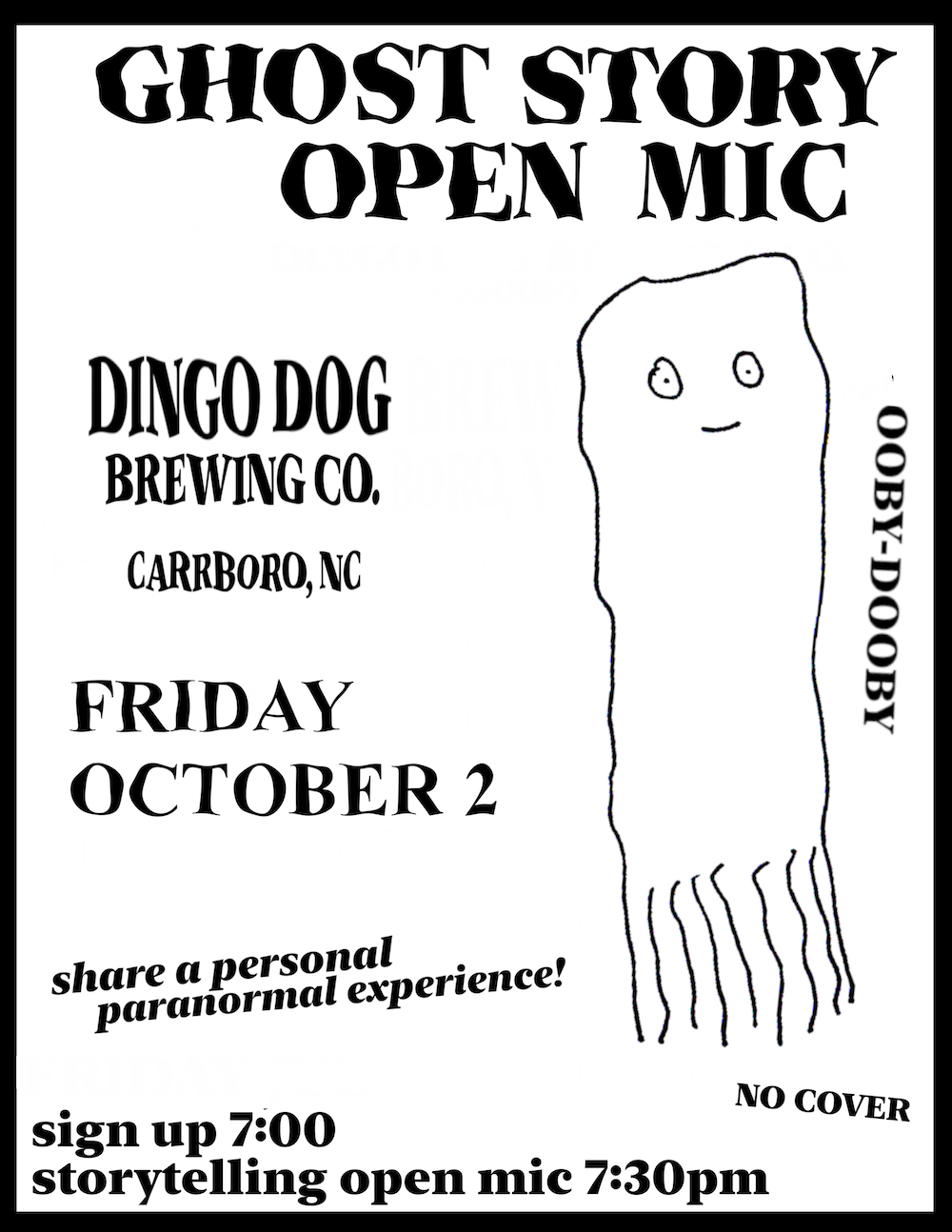 Ghost Story Open Mic