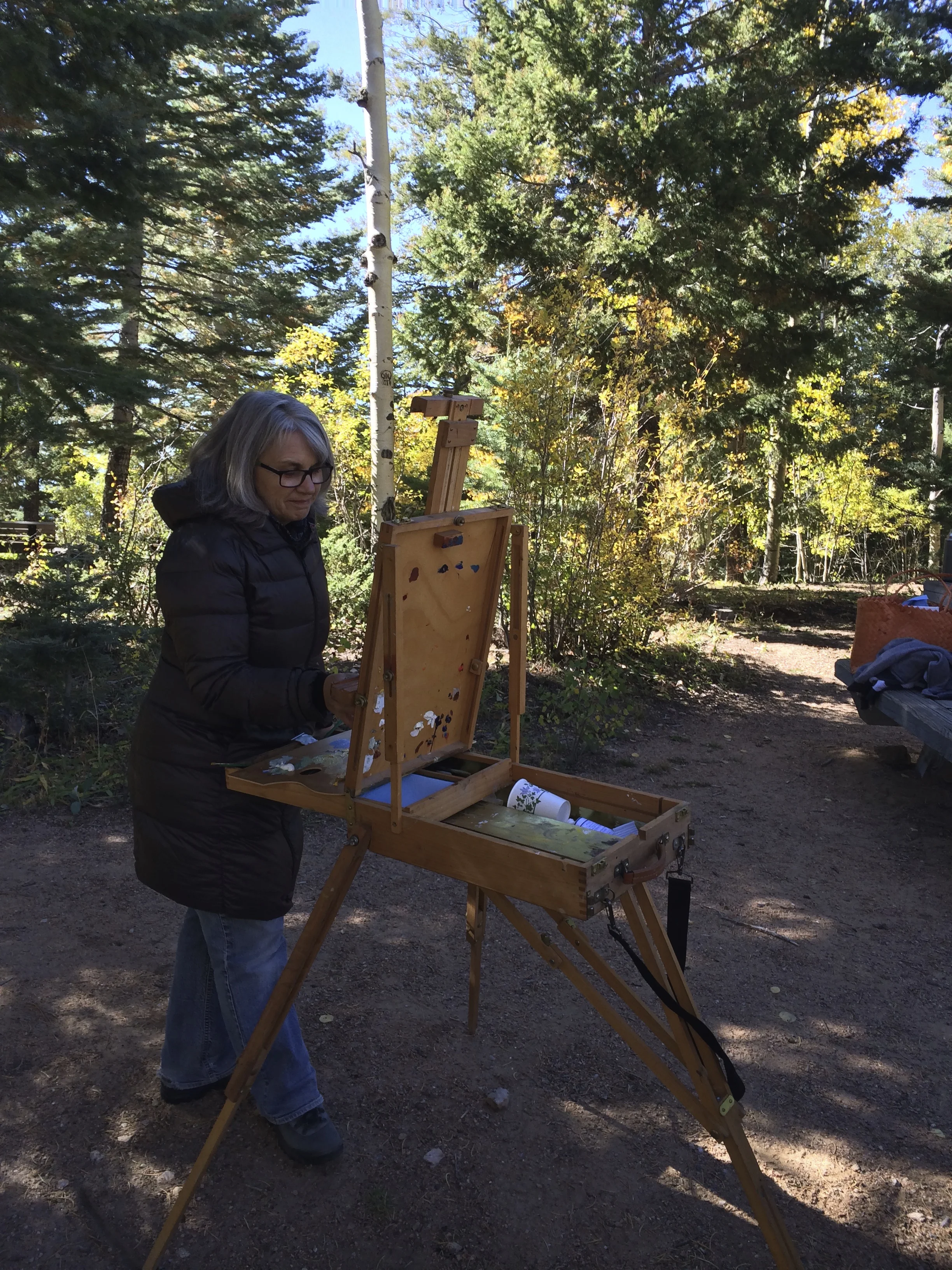 Painting in the Sangre de Cristos