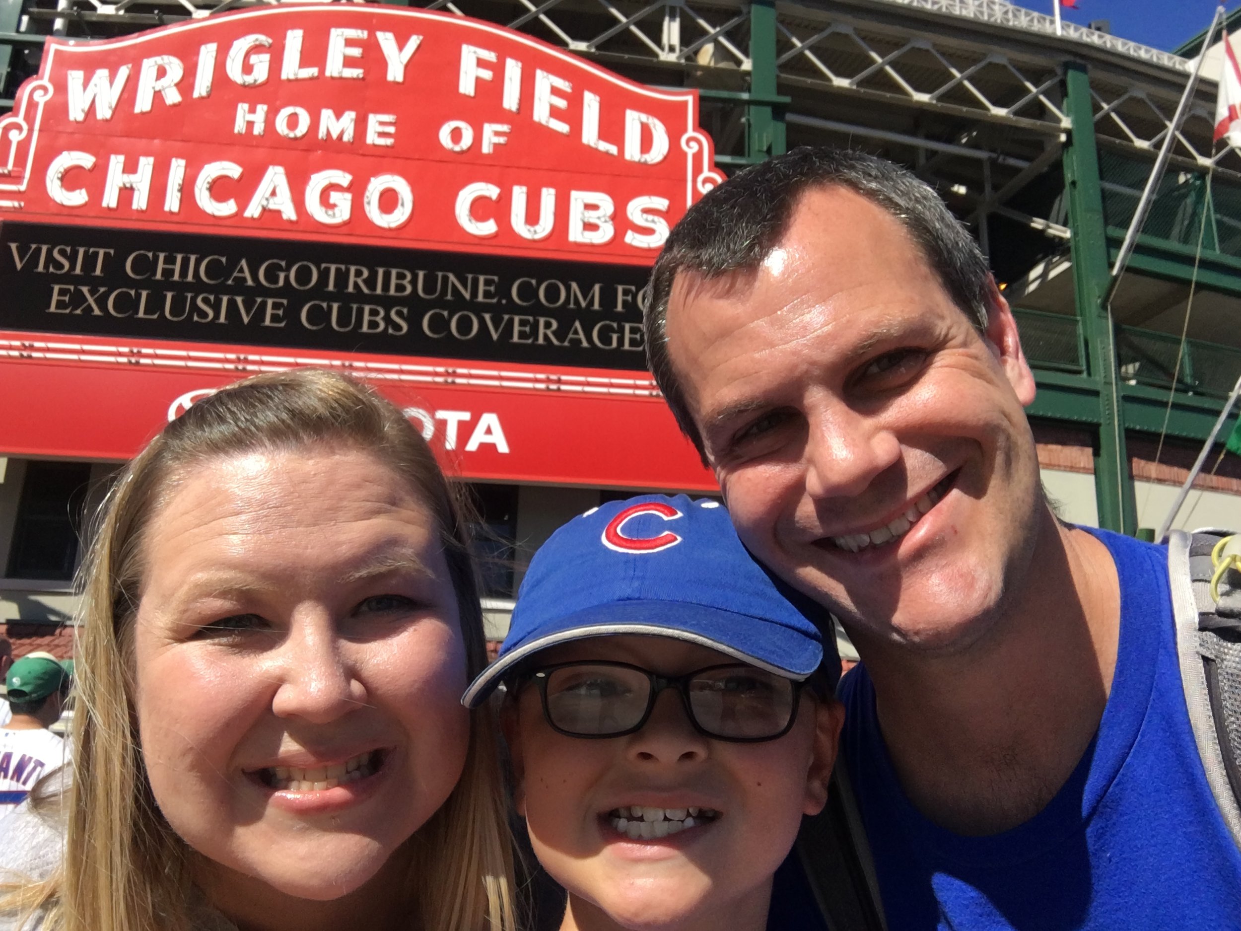 Cubs game at Wrigley Field