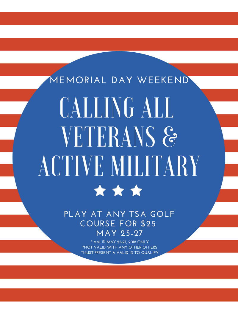 Memorial Day Weekend Promo