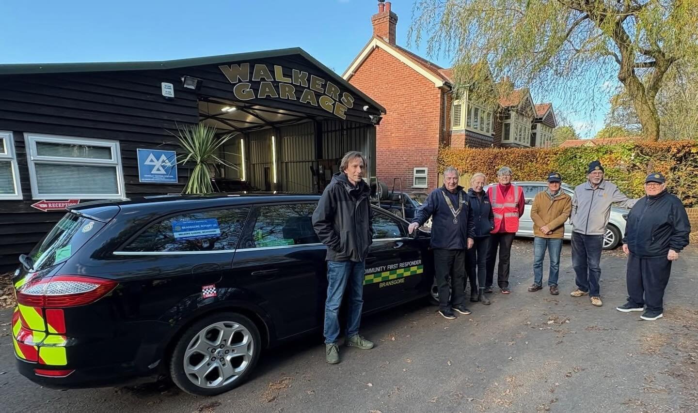 We&rsquo;re proud to support the Bransgore Community First Responders, along with other local businesses and the Bransgore Rotary Club.  Such a wonderful village where we all come together.