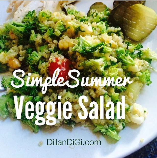 Simple and Delicious Summer Veggie Salad