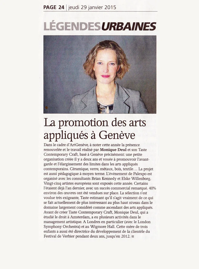 L’AGEFI 29 January 2015