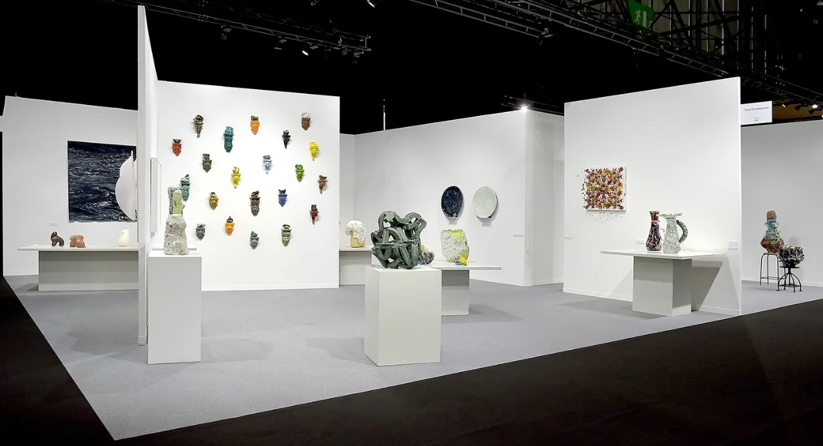 Group Exhibition at artgenéve 2018 featuring work by Heidi Bjørgan, Grant Aston, Aneta Regel, Marit Tingleff, Michael Brennand-Wood and Fredrik Nielsen.