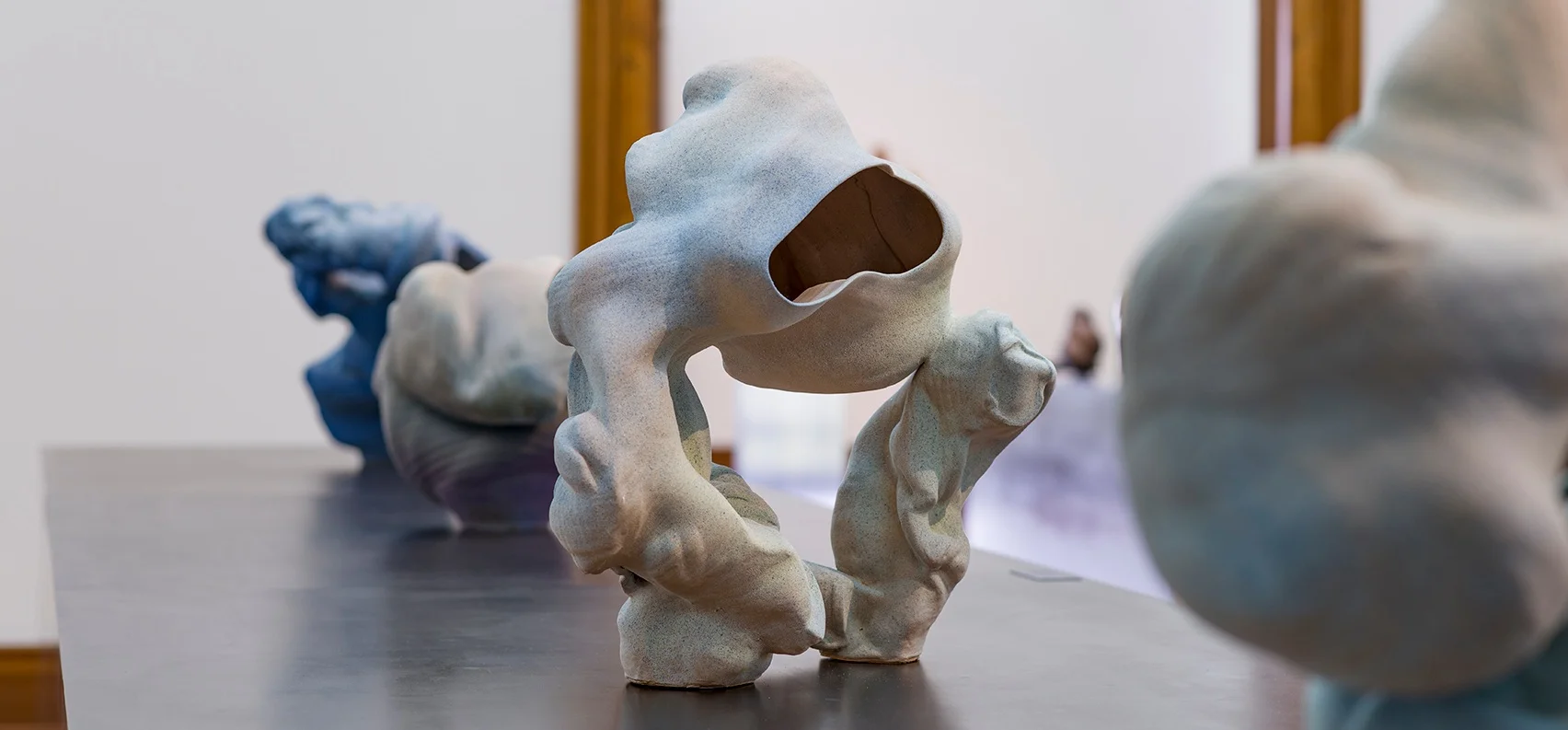 Cloud by my Fingers 3 , 2015 by Anne Marie Laureys; from the group exhibition Contained | Contenu presented by Taste Contemporary at Musée Ariana, Geneva in 2018