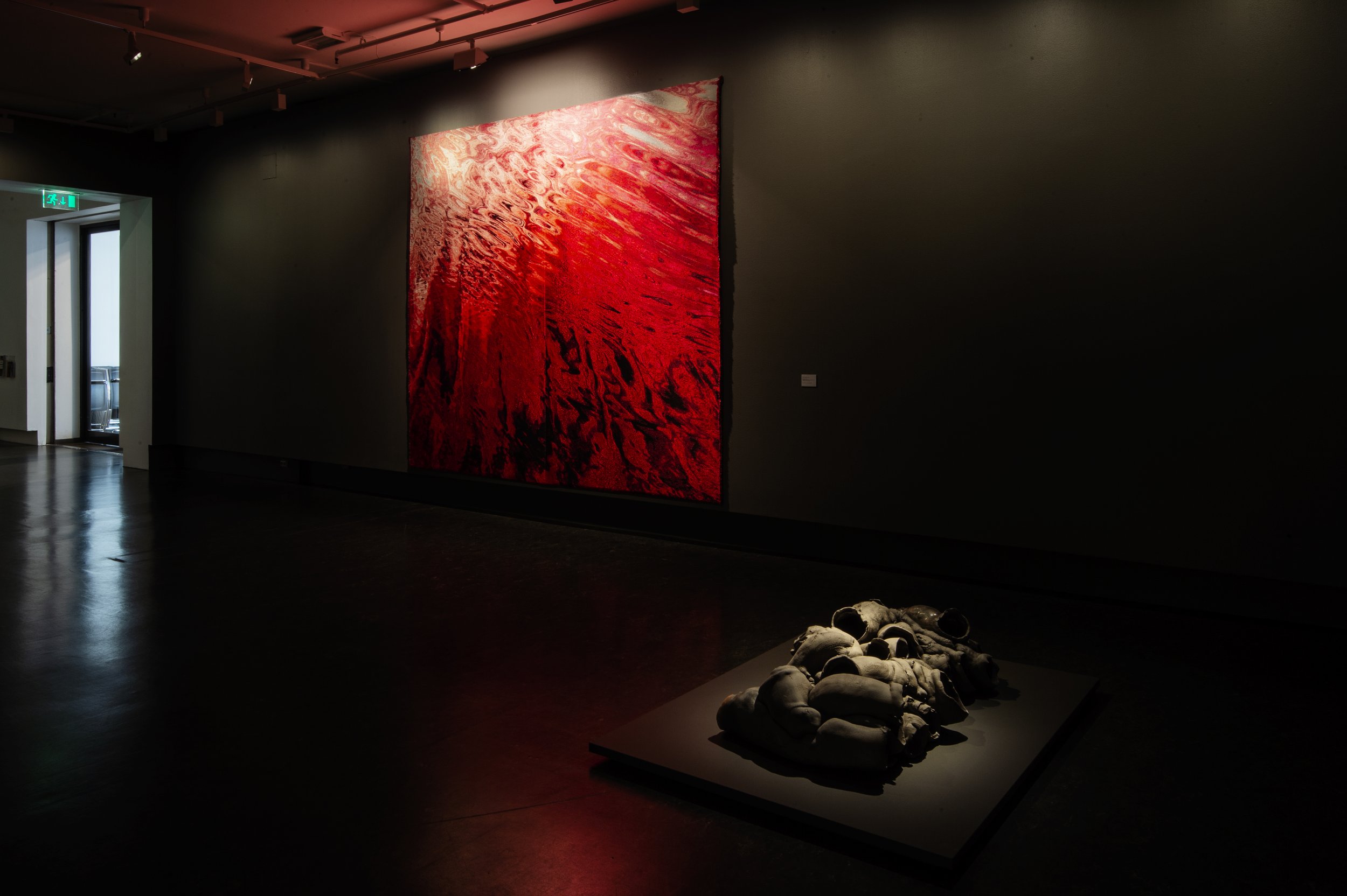 Installation View Red Sea, in Exhibition Forces of Nature, SKMU Museum, Norway, 2020