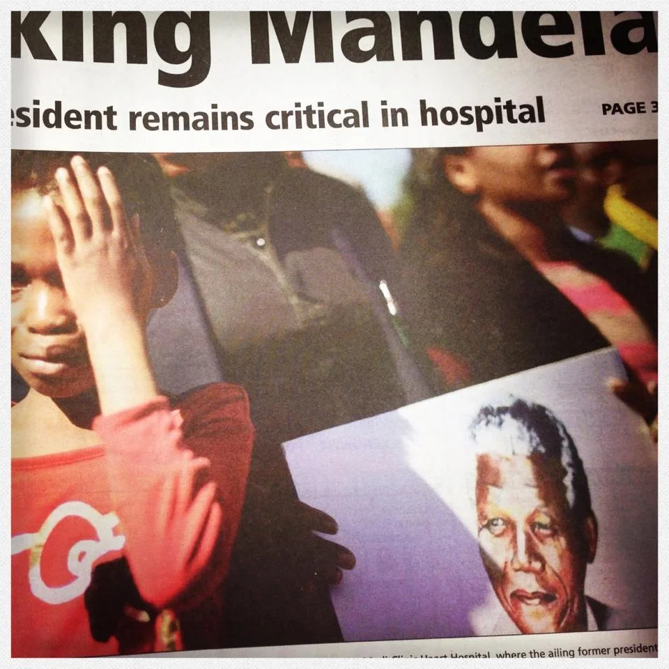 My side of the world: Obama visiting and Madiba slowly moving on.