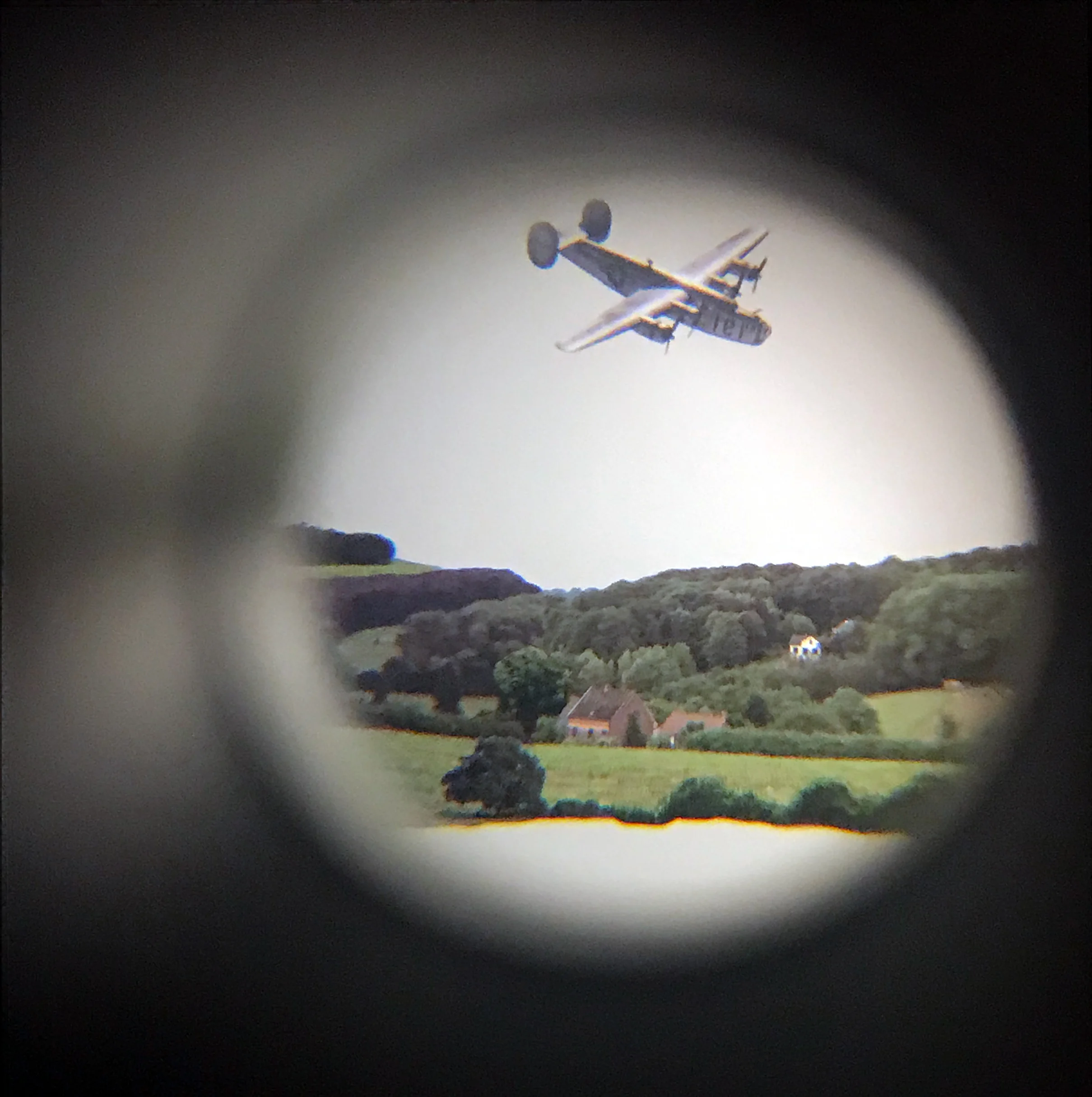 View through the tower viewer