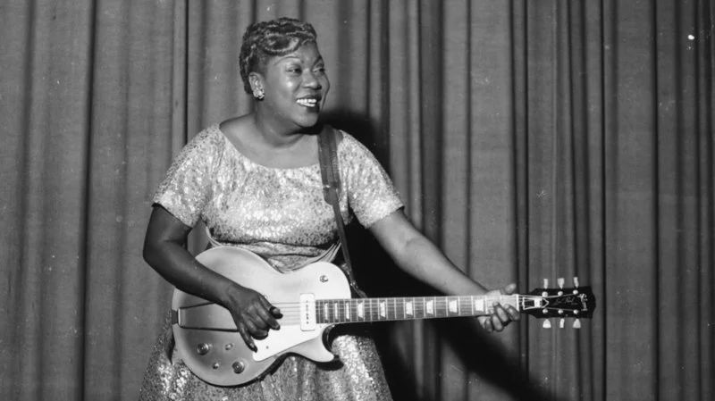 The Pyer Moss show was a tribute to Sister Rosetta Tharpe, considered as the Godmother of Rock ‘n’ Roll.