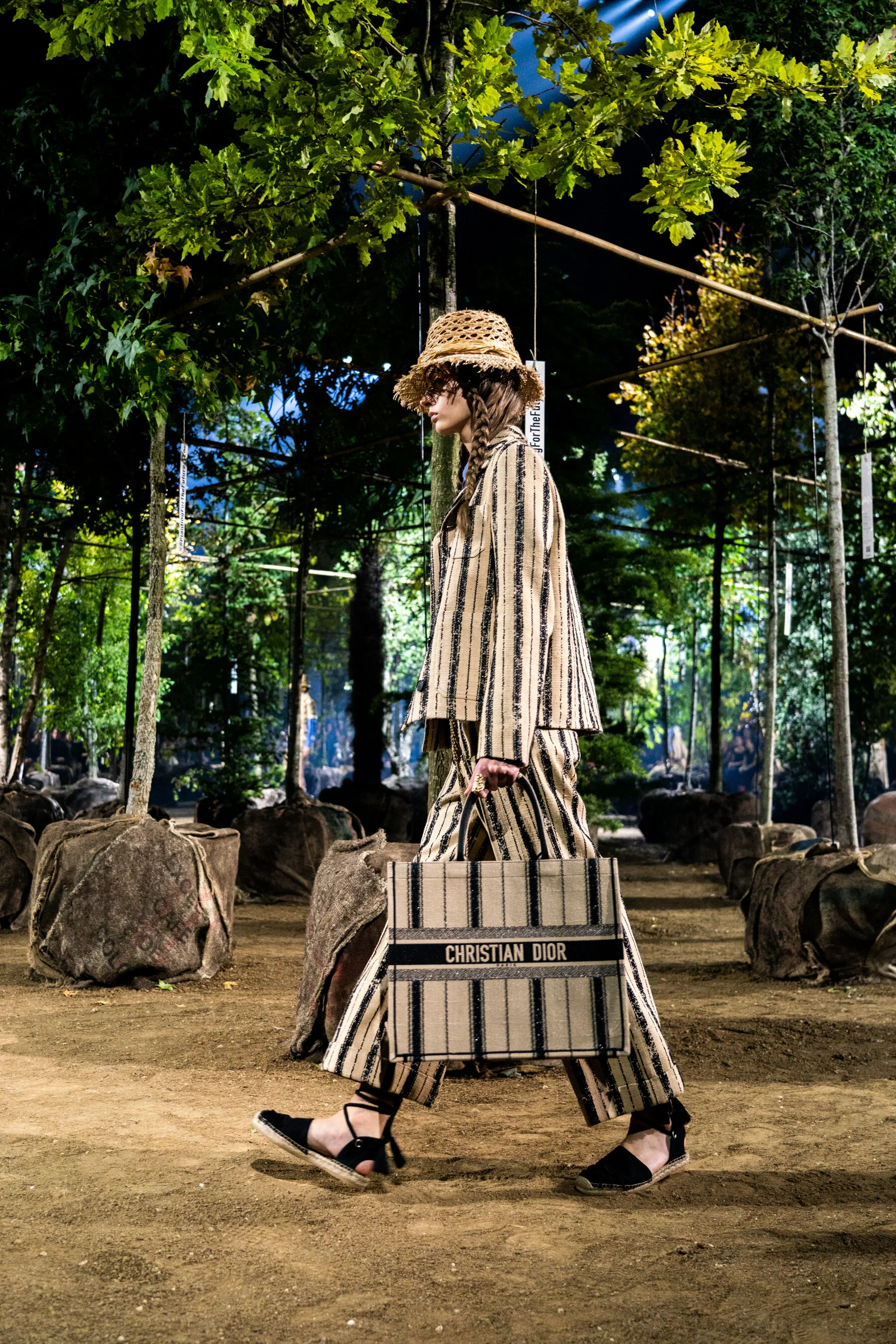 Maria Grazia Chiuri’s Christian Dior set among an “inclusive garden”. (Photo: theimpression.com)