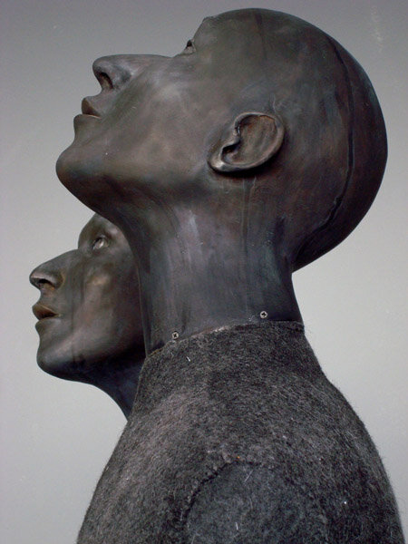 JudithSHEA, TWINS, 2006-9, detail of  bronze heads.jpg