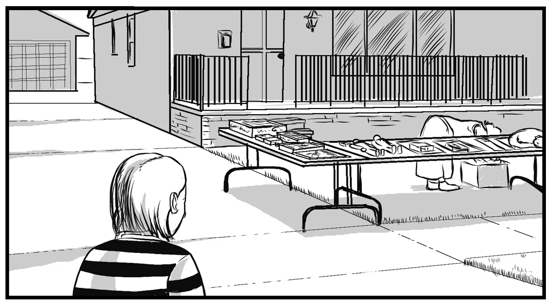 Murder of a Cat Storyboards