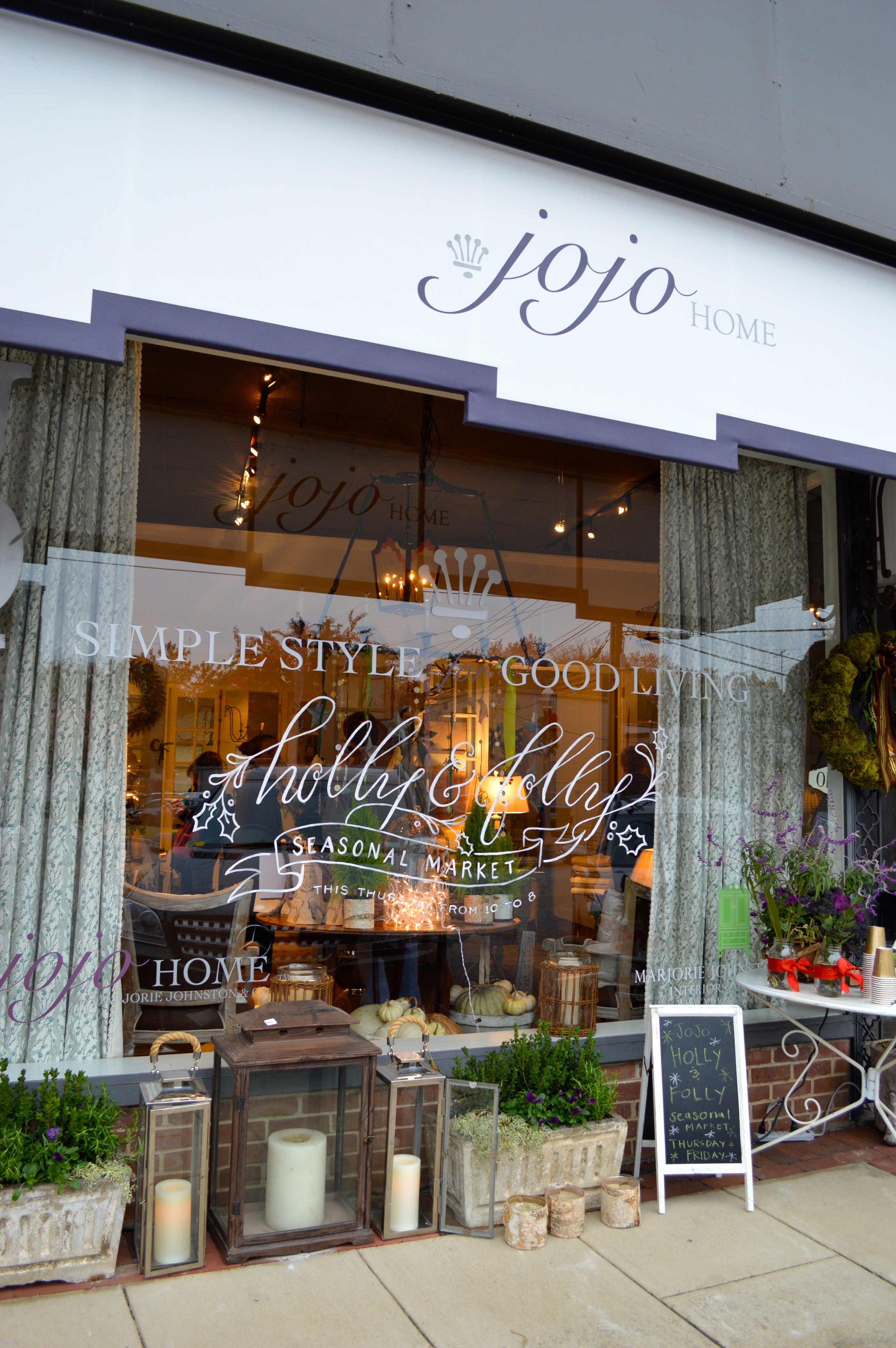 a welcoming storefront