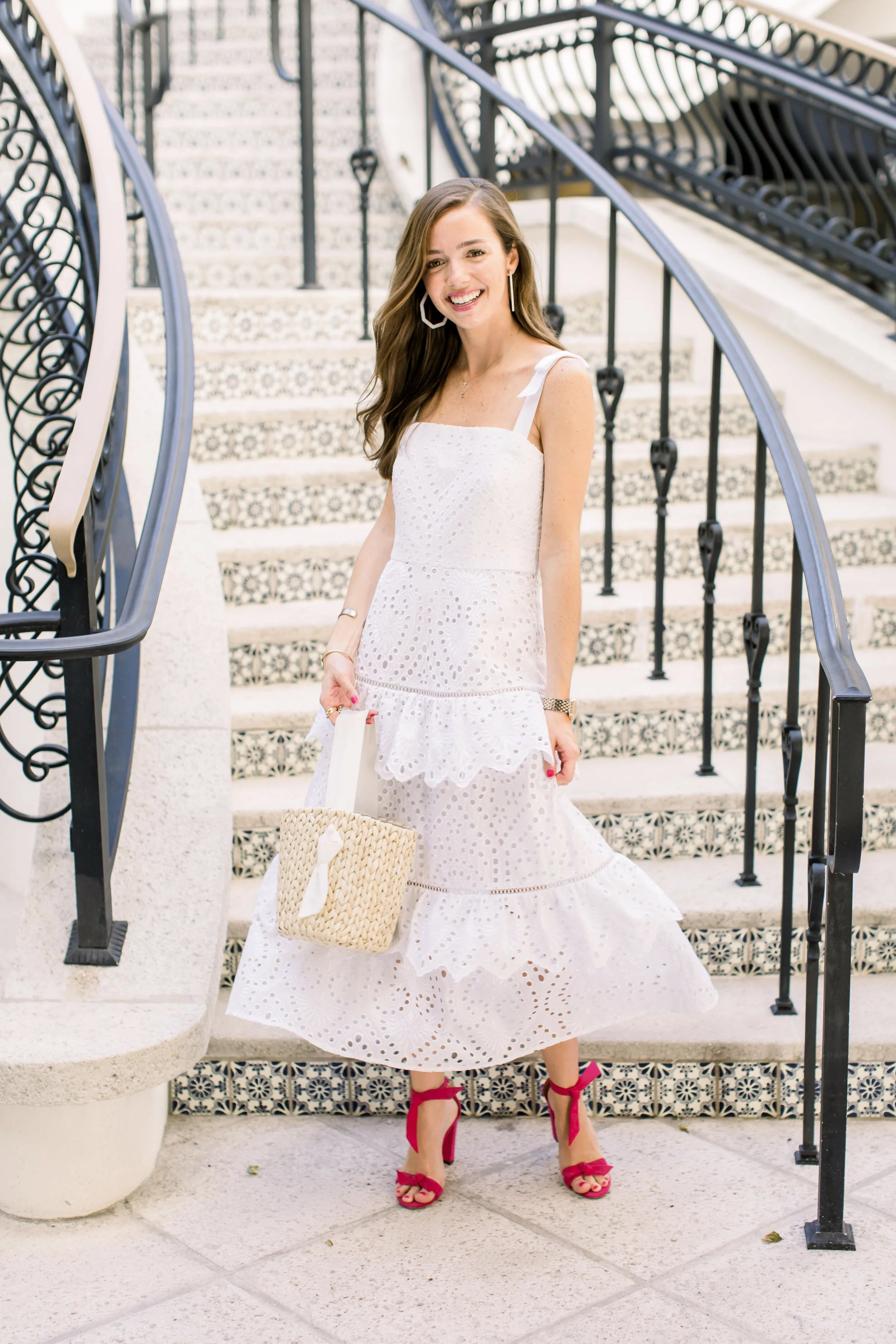 lela rose white jumpsuit