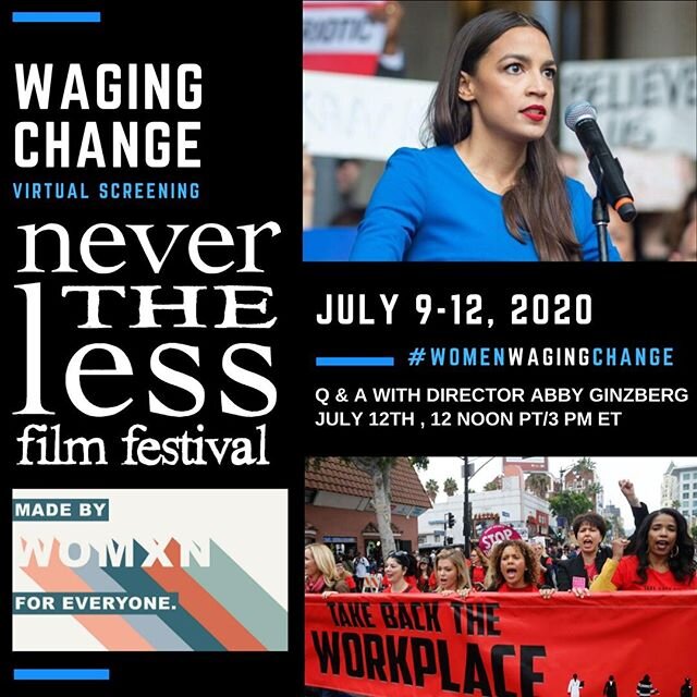 Waging Change will screen as part of the Nevertheless Film Festival!