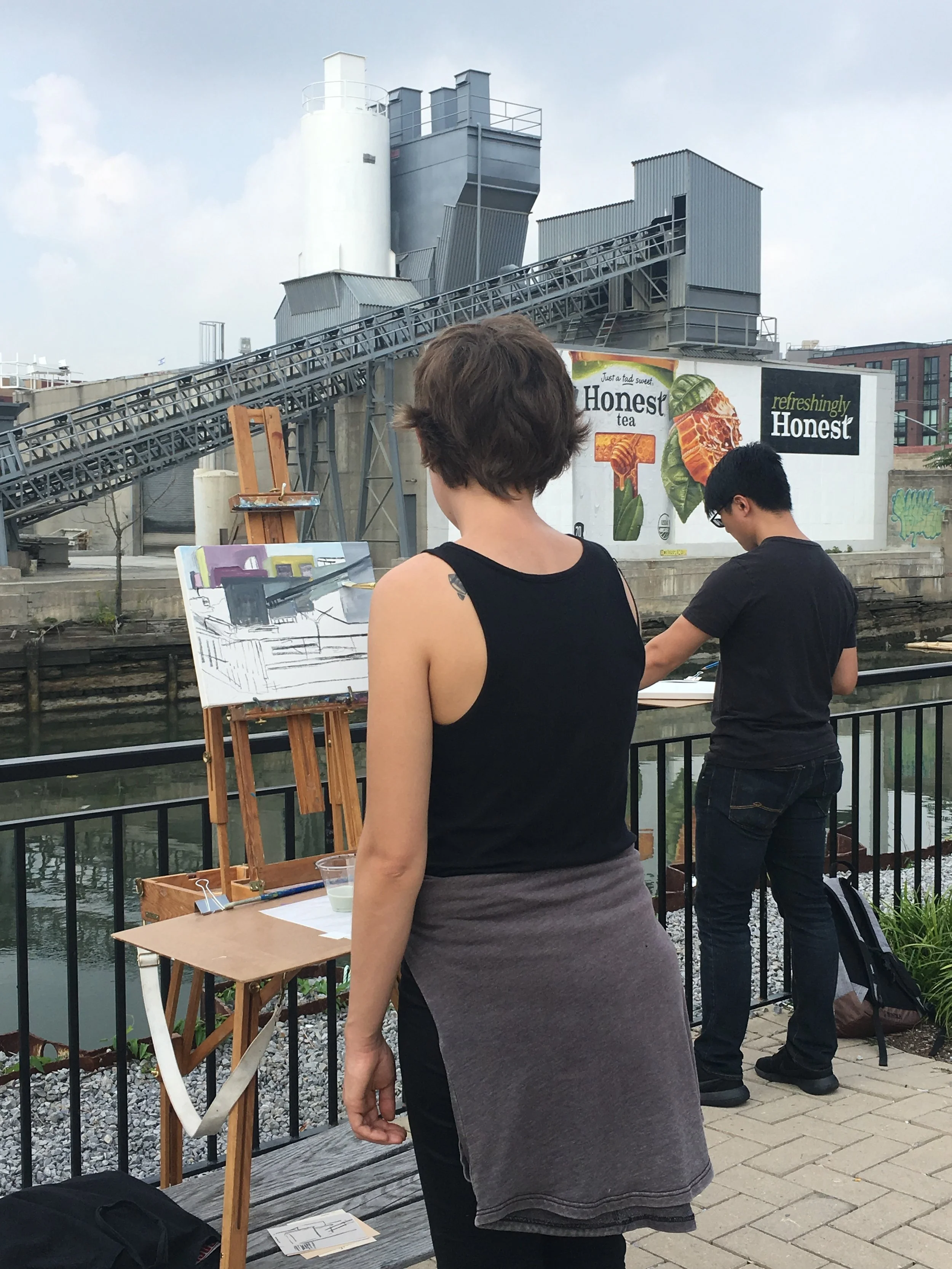 Gowanus Plein Air Painting