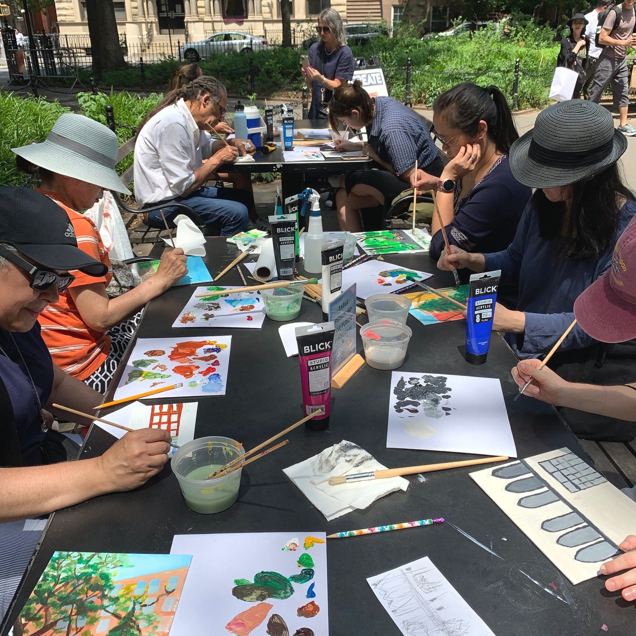 Washington Square Park Outdoor Painting 