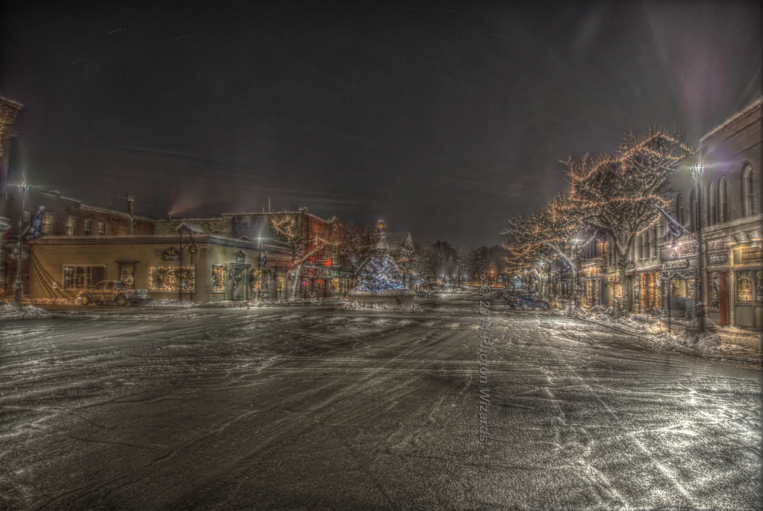 Main Street Geneseo at the Holidays