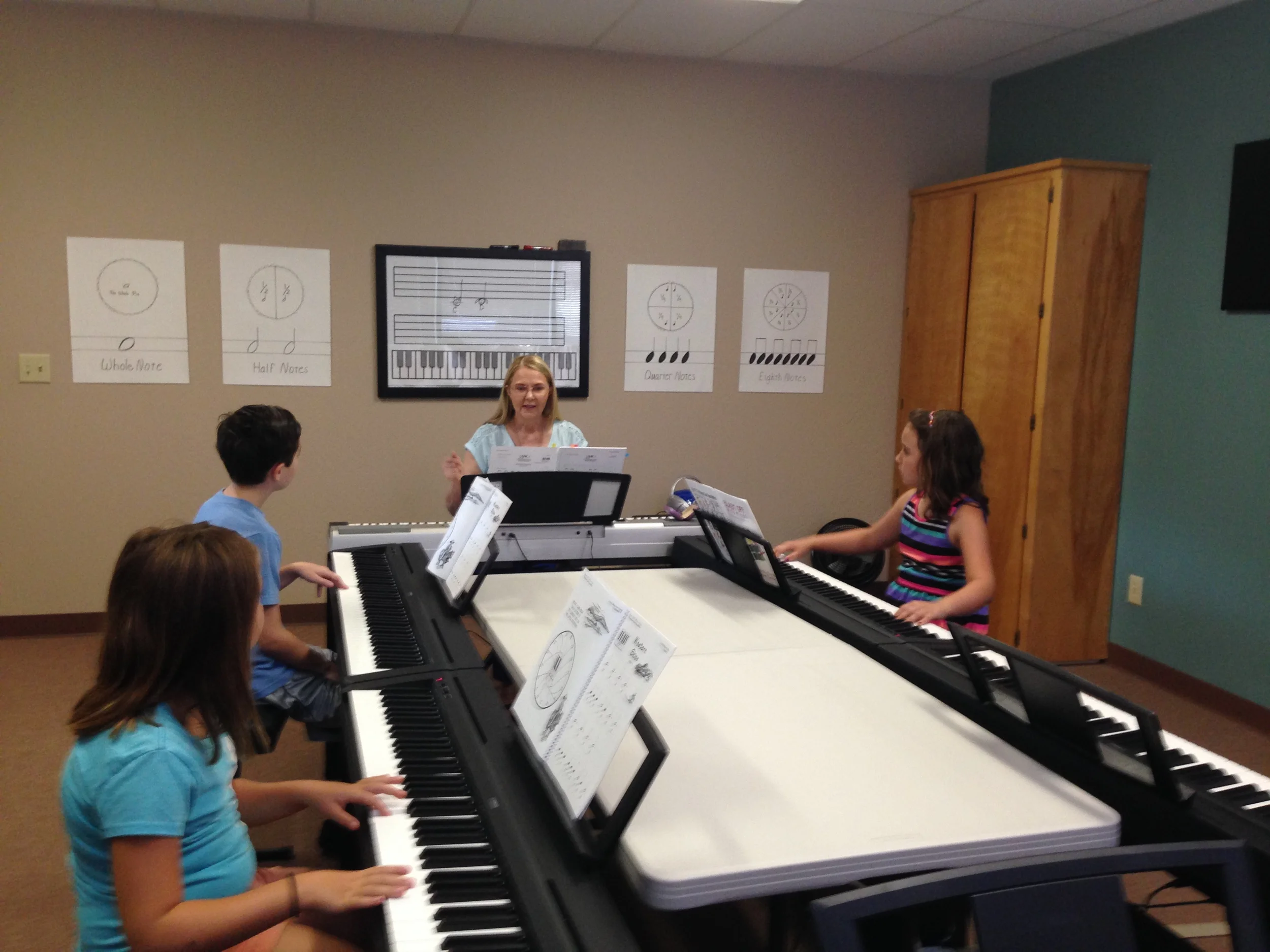 Blast-off with Piano class Summer 2014