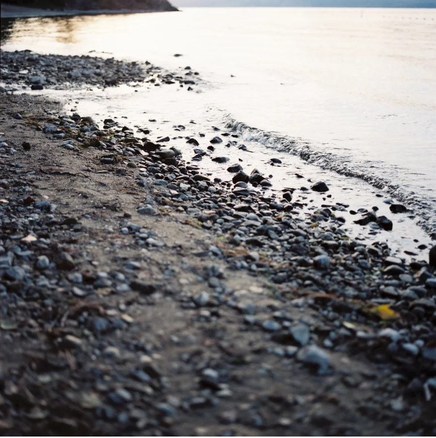 Okanagan Shoreline at Dusk