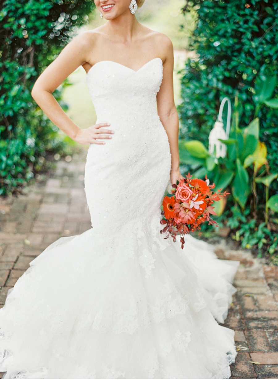 Bride in Mermaid Style Gown