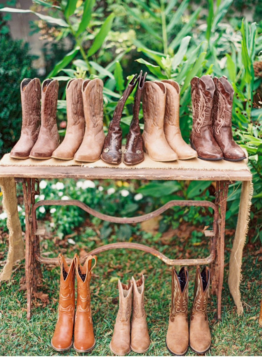 Cowboy Boots at Wedding