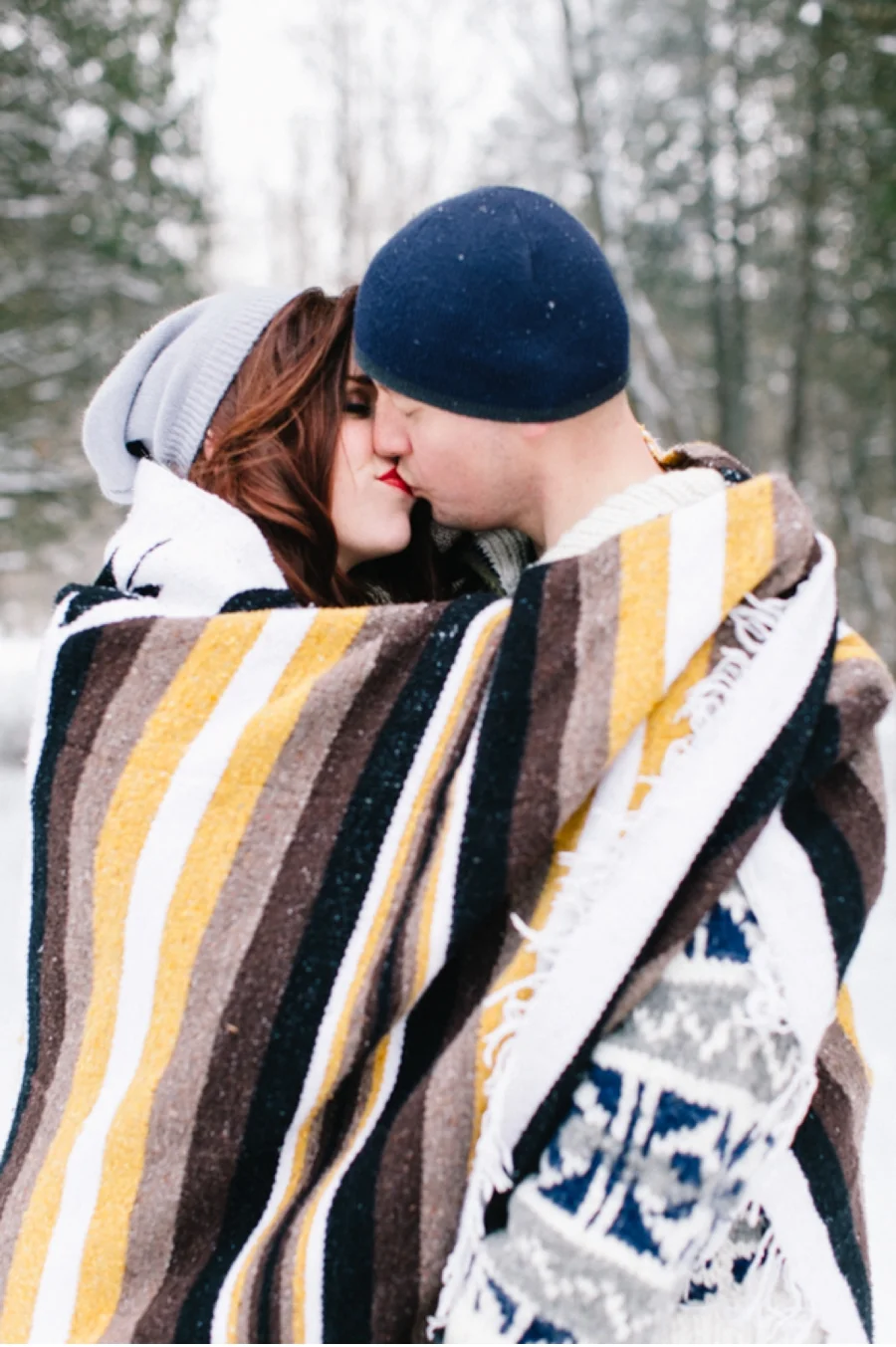 Winter Woodland Engagement Shoot