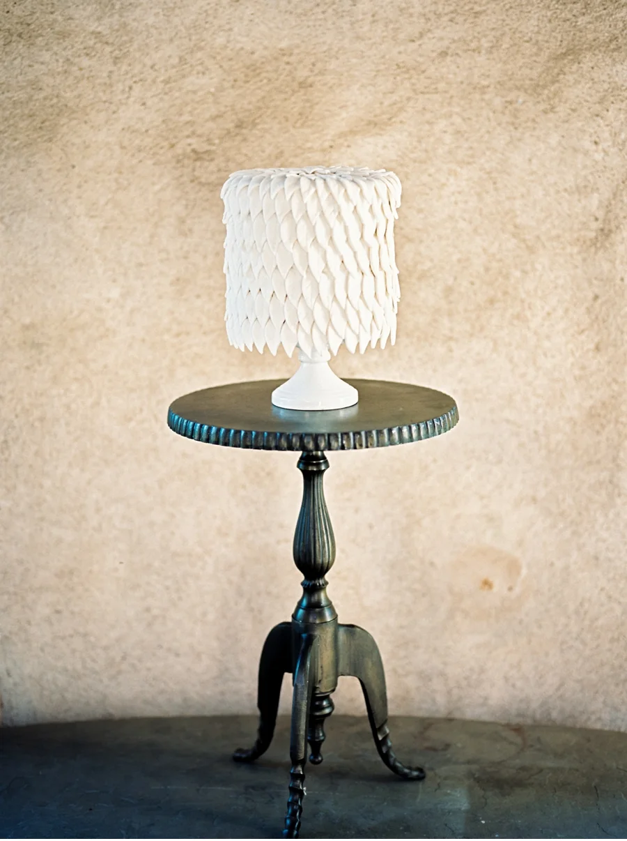 White-Wedding-Cake-Black-Stand