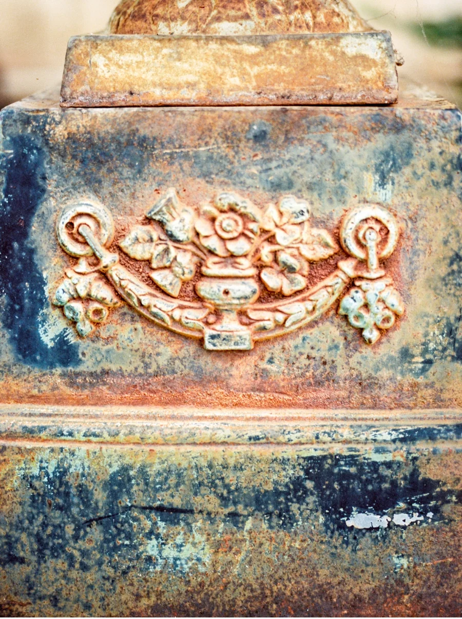 Rust-on-relief-sculpture