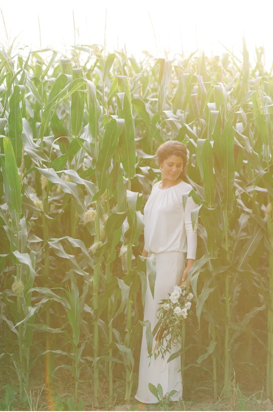 Intimate Ontario Cornfield Wedding