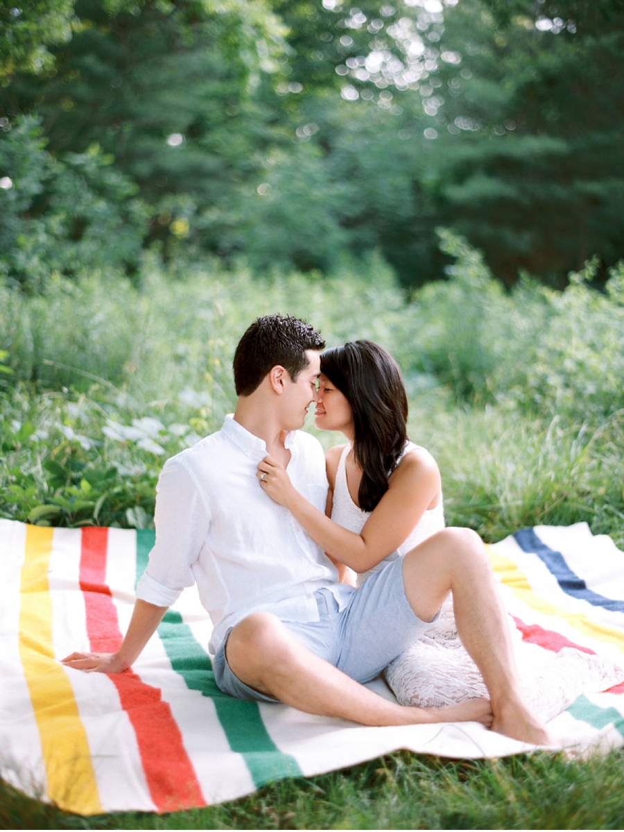 Engagement-Session-with-Hudson-Bay-Blanket