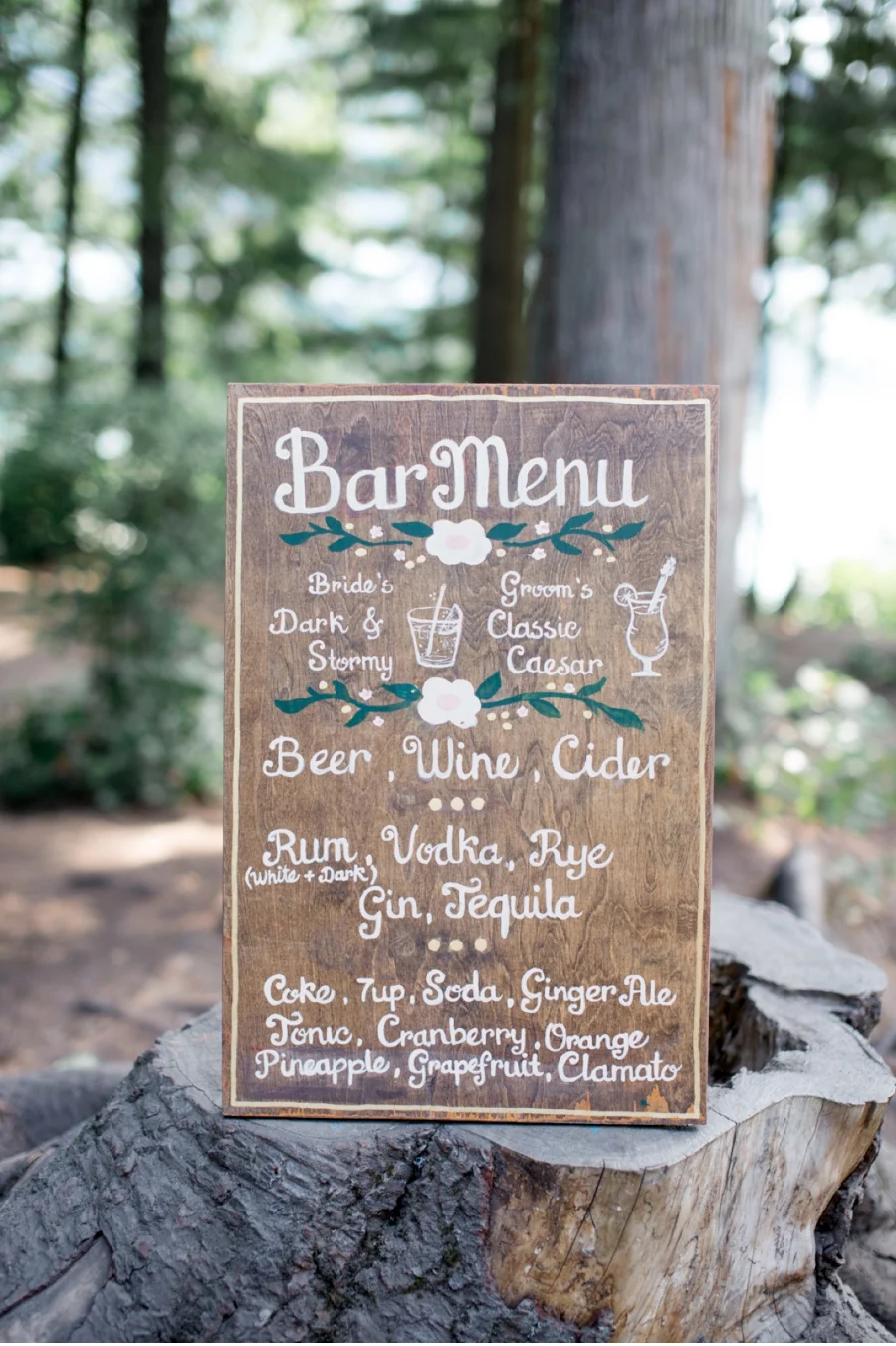 9. Invite your guests to party with an upscale camp-style DIY script. Photography by Christie Graham Photography . Enjoy this summer camp wedding here . 