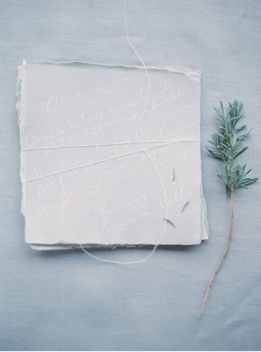 10. Pale, pretty, and imperfect. Calligraphy for Erich McVey's Oregon Workshop by Mon Voir with photos by Brittany Mahood . See the full shoot here .