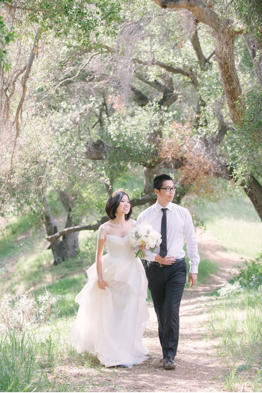 Wooded Grove Bridal Portraits