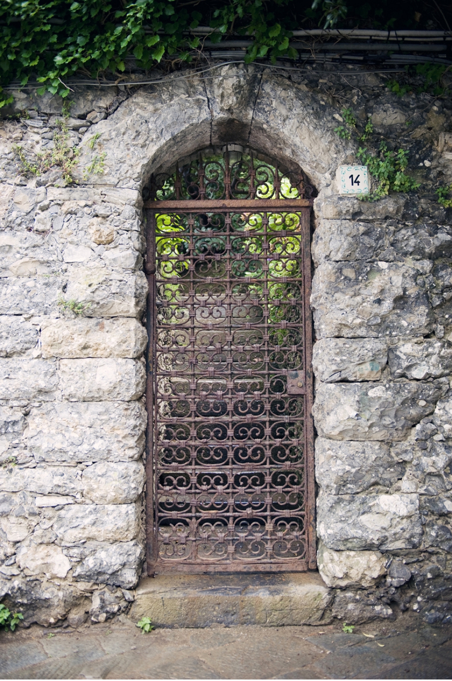Stone-Wall-Iron-Gate