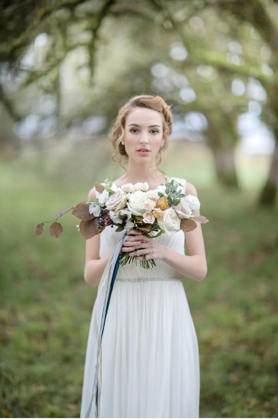 Blue + Gold Heirloom Wedding Inspiration