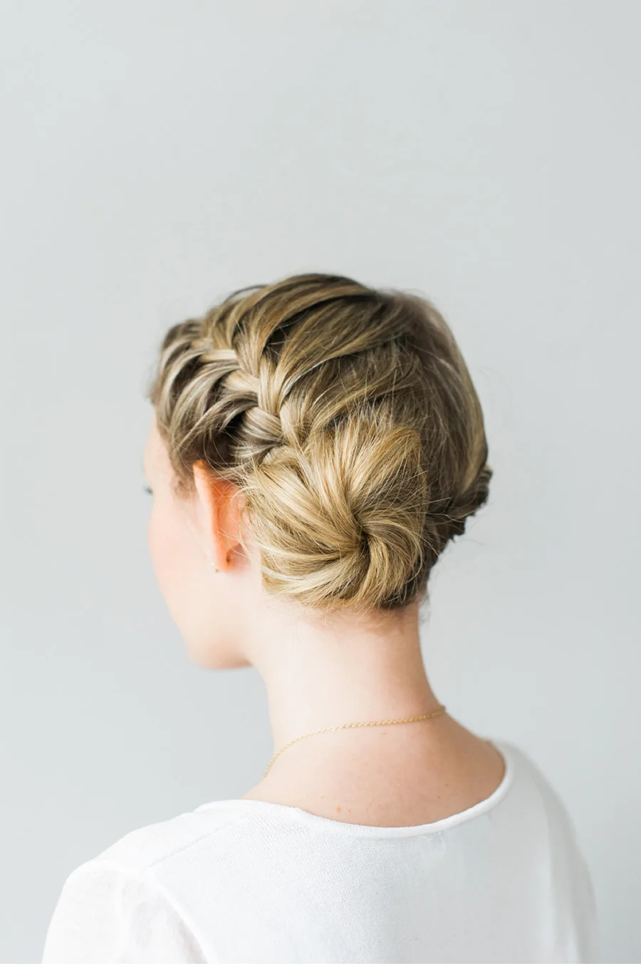 Braided Bun Tutorial from Lark & Linen