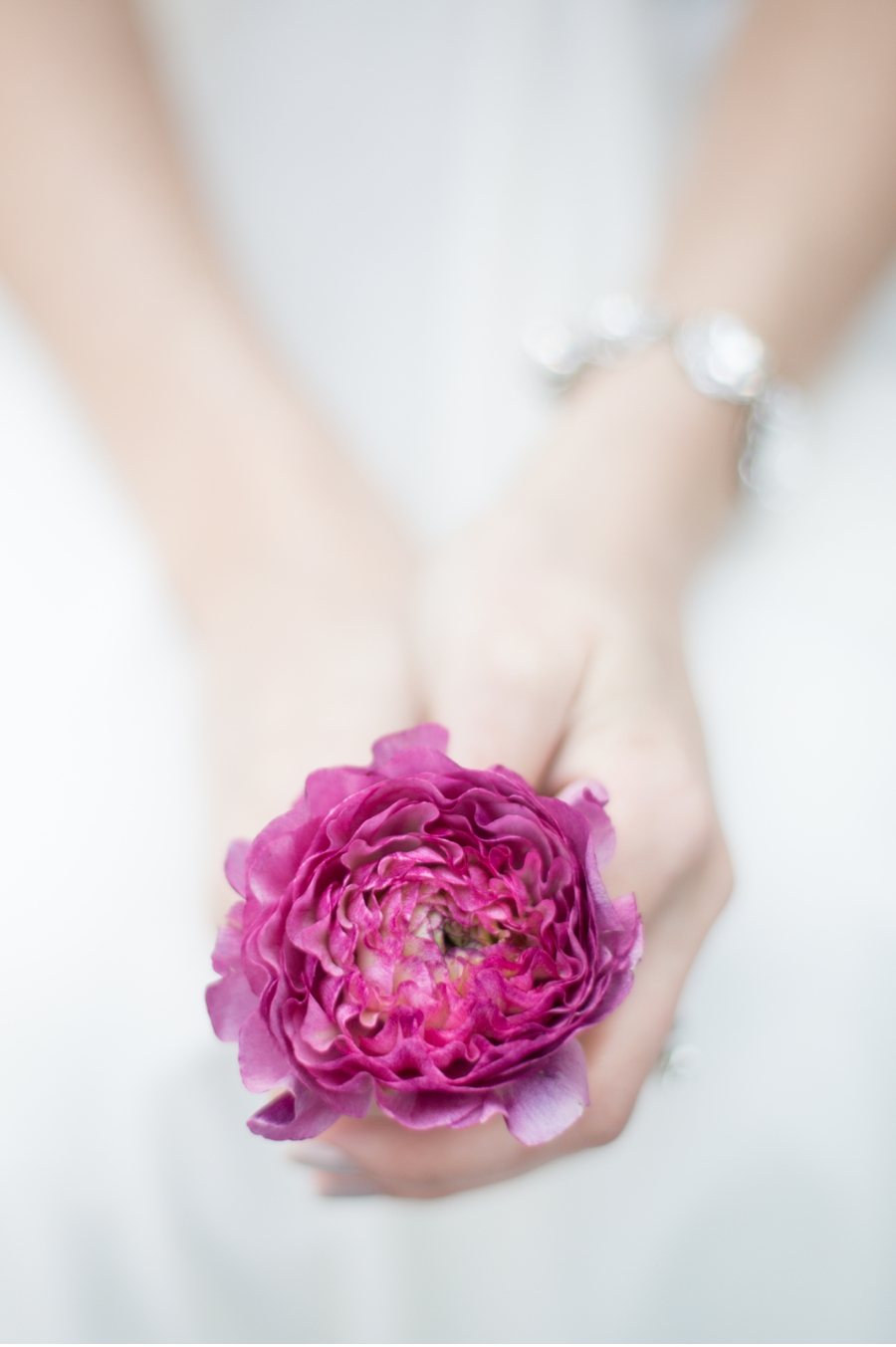 Bride-with-Pink-Flower