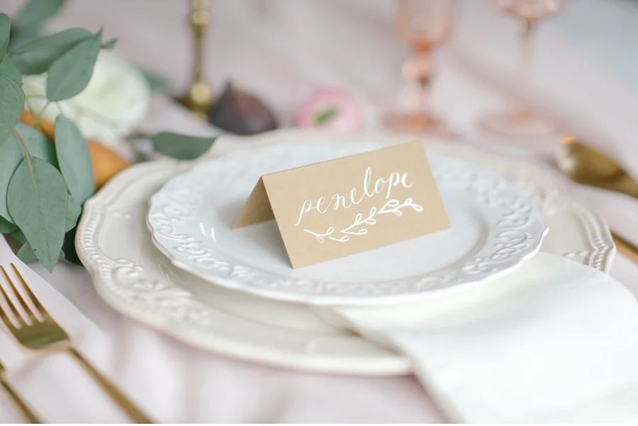 Blush + Neutral Indoor Wedding Ideas