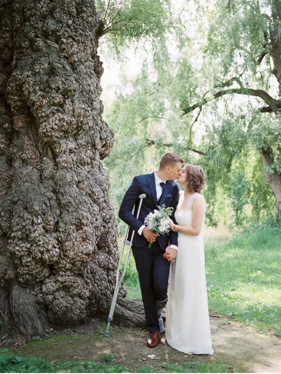 Intimate Park Wedding Ceremony + Portraits