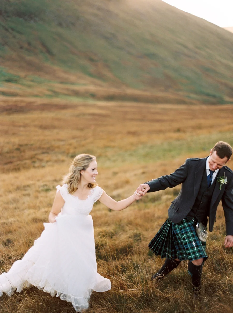 Fall Elopement in the Scottish Wilderness