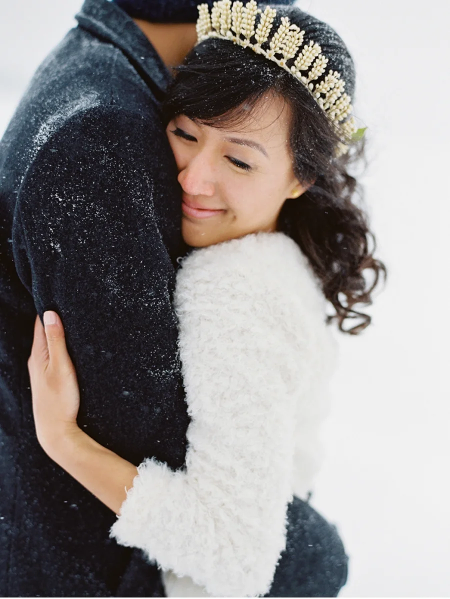 Snowy Winter Wedding in the Canadian Rockies