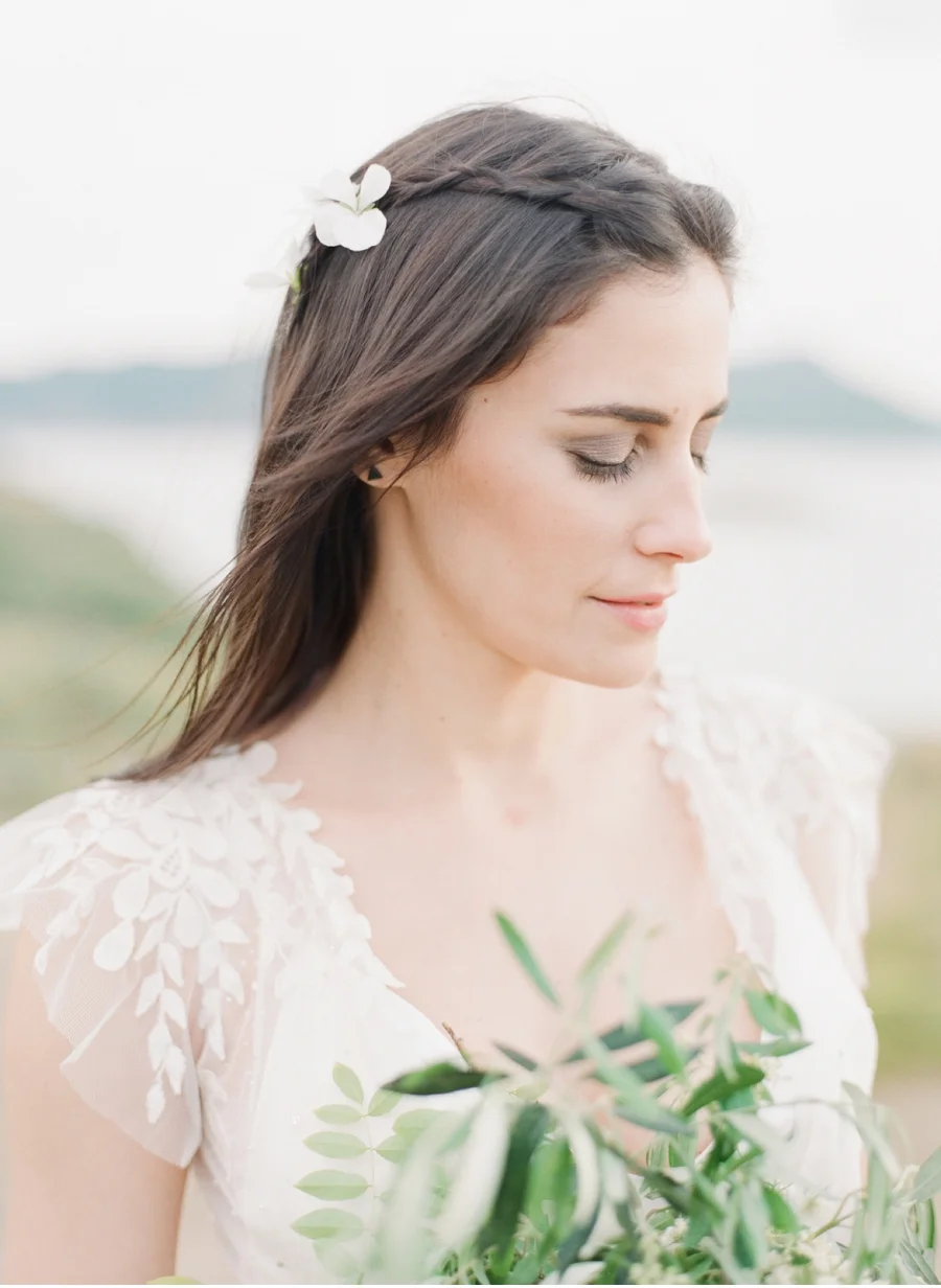Coastal Greek Bridal Style
