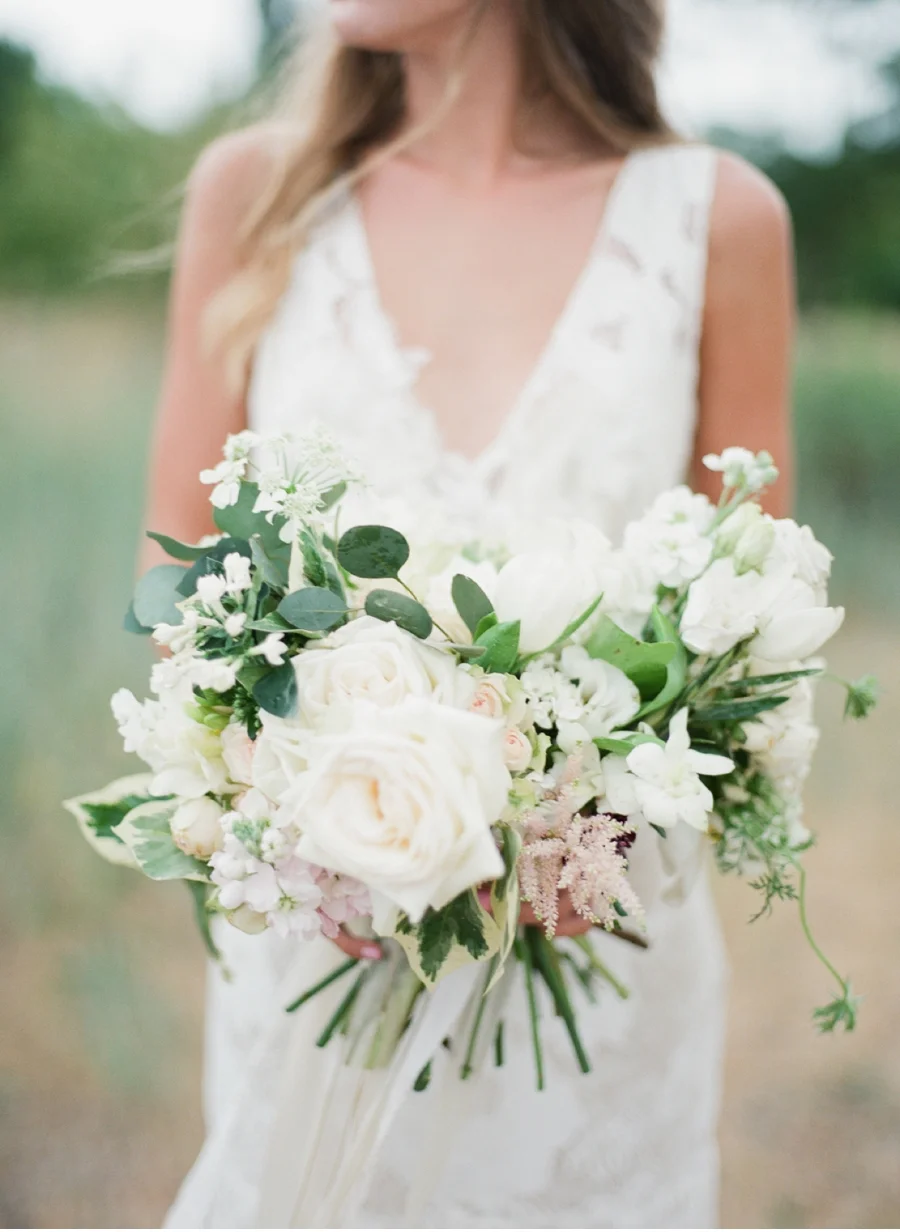 Feminine Florals + Lace Bridal Inspiration