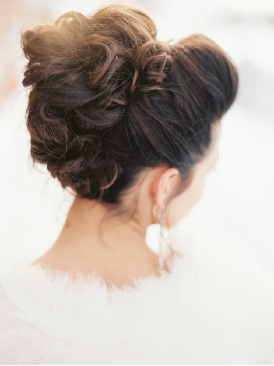 Snowy Winter Wedding Portraits
