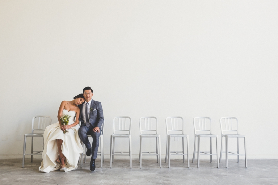 Bride-and-Groom-with-Minimalist-Chairs