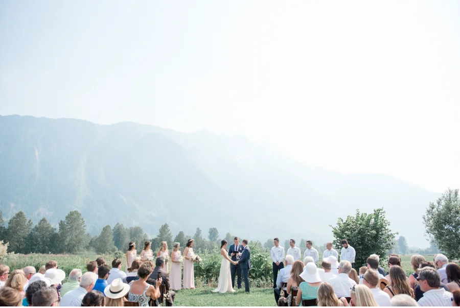 British Columbia Farm Wedding