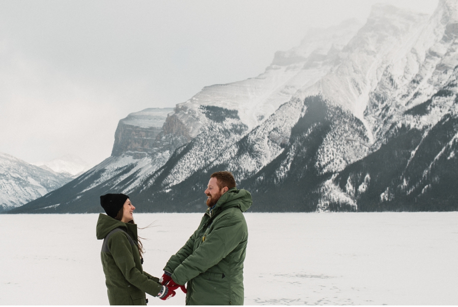 Vale & Vine Banff National Park Winter Proposal Vale & Vine Blog