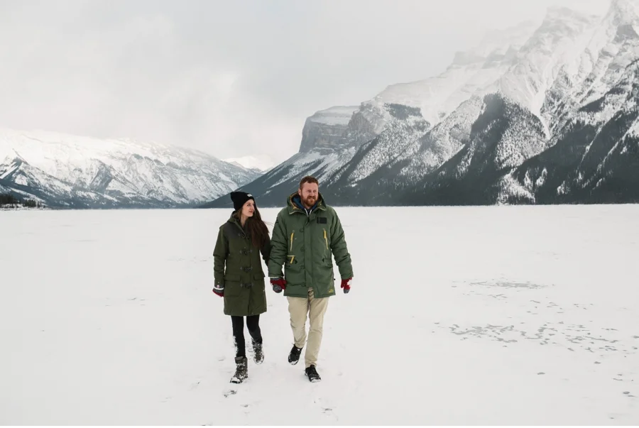 Vale & Vine Banff National Park Winter Proposal Vale & Vine Blog