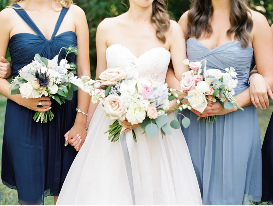 Blue-Bridesmaids-Dresses
